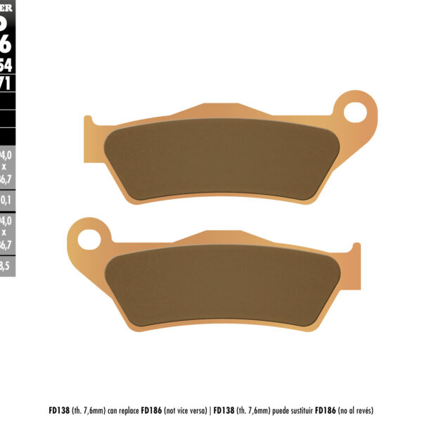 Galfer Klocki hamulcowe – FD186G1371