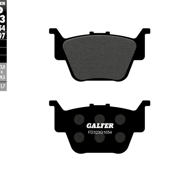 Galfer Klocki hamulcowe – HONDA TRX 420 (2003-2019)