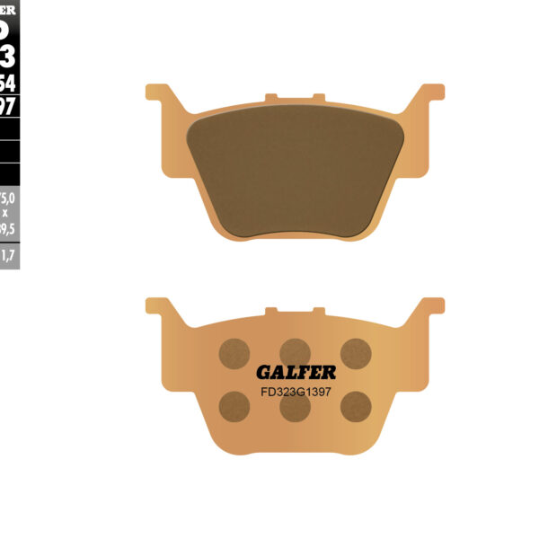 Galfer Klocki hamulcowe – HONDA TRX 420 – (2004-2005)