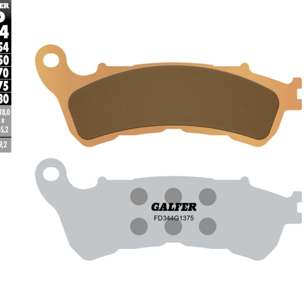 Galfer Klocki hamulcowe – HONDA CBF/CB/DN-01/GL 1800/… – FD344G1375