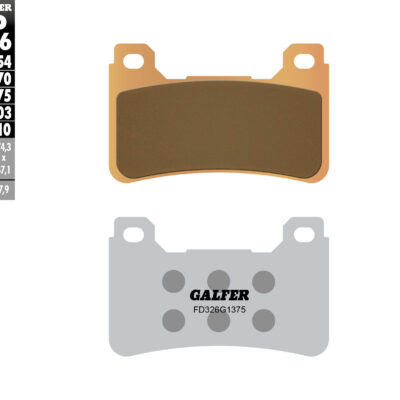 Galfer Klocki hamulcowe - HONDA CBR 600RR (2004-2018) - FD326G1375