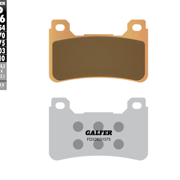Galfer Klocki hamulcowe – HONDA CBR 600RR (2004-2018) – FD326G1375