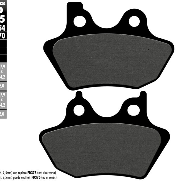 Galfer Klocki hamulcowe – HARLEY DAVIDSON – FD375G1054