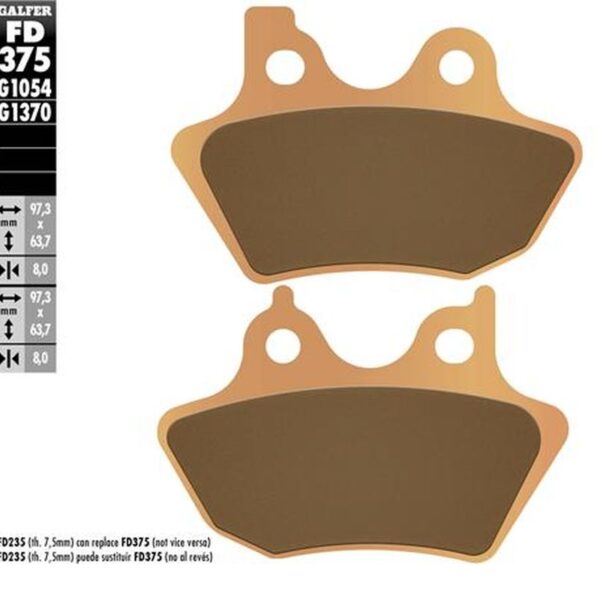 Galfer Klocki hamulcowe – HARLEY DAVIDSON – FD375G1370