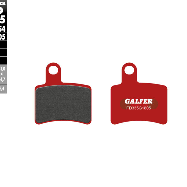 Galfer Klocki hamulcowe – BETA TYŁ TRIAL