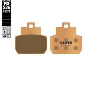 Galfer Klocki hamulcowe - PIAGGIO MP 3 125/250 (2008)