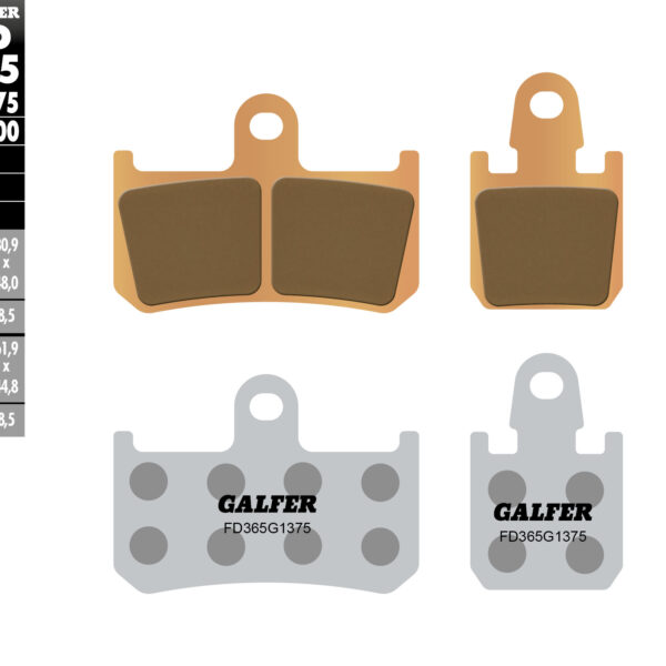 Galfer Klocki hamulcowe – FD365G1375