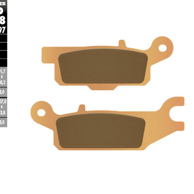 Galfer Klocki hamulcowe - YAMAHA YFM 550/700 LEWY PRZÓD