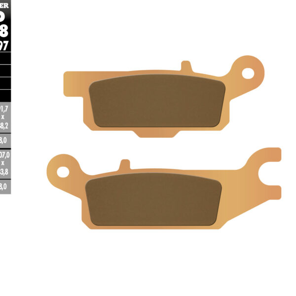 Galfer Klocki hamulcowe – YAMAHA YFM 550/700 LEWY PRZÓD