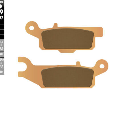 Galfer Klocki hamulcowe - YAMAHA YFM 550/700 PRAWY PRZÓD