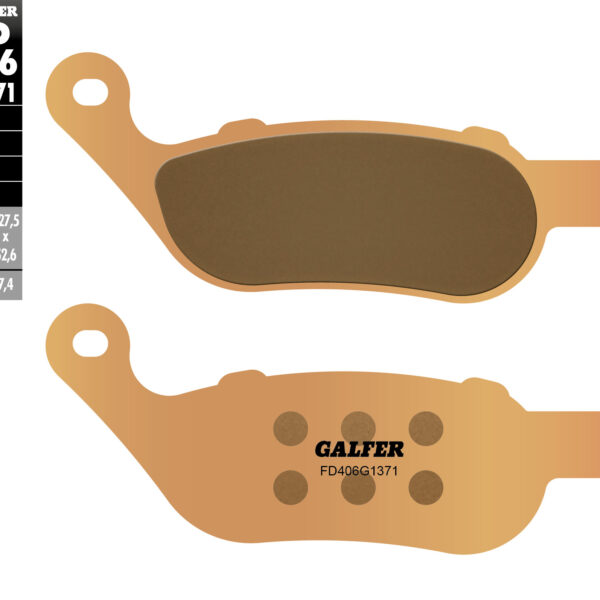 Galfer Klocki hamulcowe – HARLEY DAVIDSON – FD406G1371