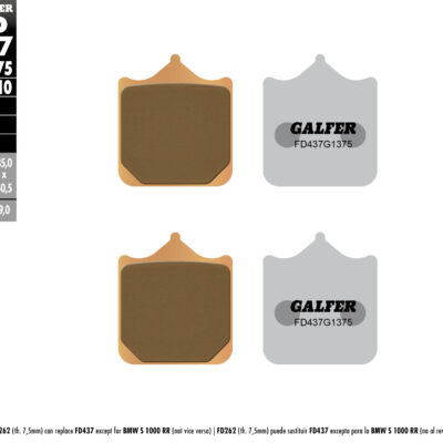 Galfer Klocki hamulcowe - FD437G1375