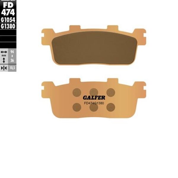 Galfer Klocki hamulcowe – FD474G1380