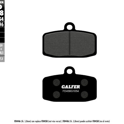 Galfer Klocki hamulcowe - FD458G1054