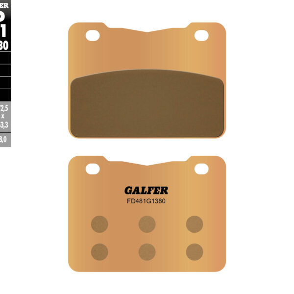 Galfer Klocki hamulcowe – SYM 250/400/600