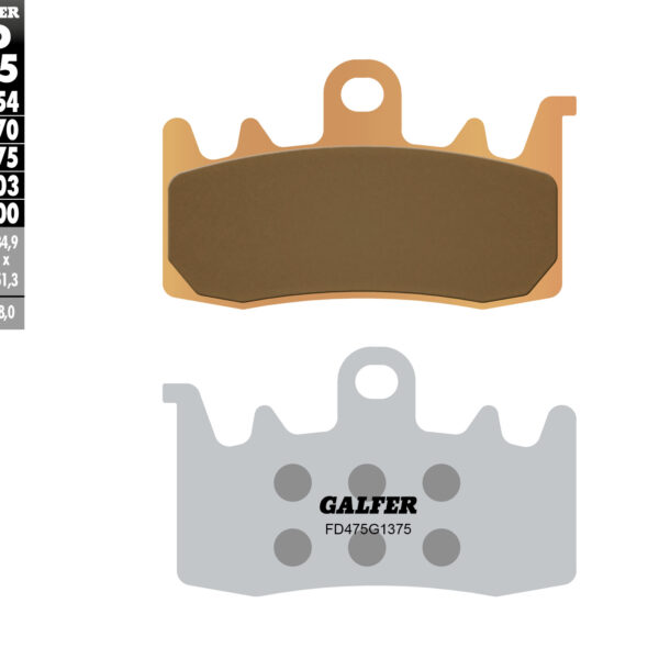 Galfer Klocki hamulcowe – FD475G1375