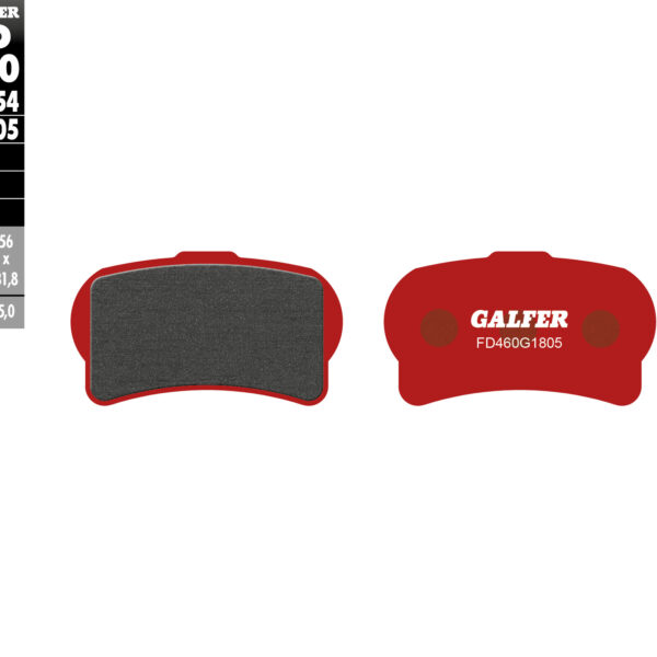 Galfer Klocki hamulcowe – HONDA RED (PRZÓD)