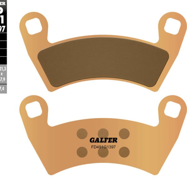 Galfer Klocki hamulcowe – FD491G1397