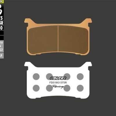 Galfer Klocki hamulcowe - HONDA CBR 600RR - (2017-2025) - FD519G1375R