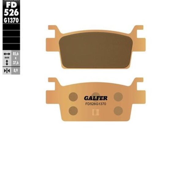 Galfer Klocki hamulcowe – KYMCO AK 550 (2017-2024)