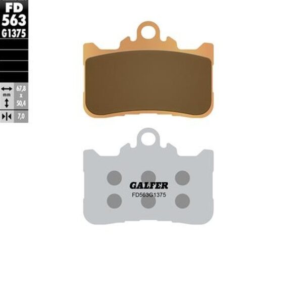 Galfer Klocki hamulcowe – HONDA CB 500F (2022-2024)