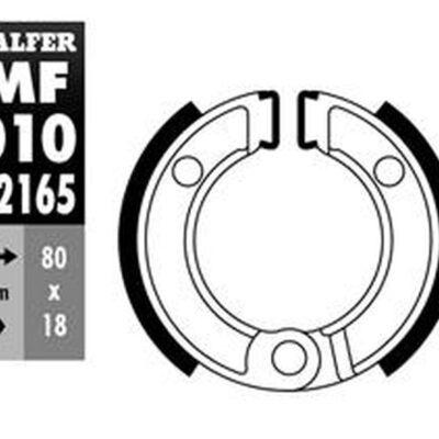 Szczęki Hamulcowe Przód Honda CRF 50 '04-, NE 50 VISION '85-, Peugeot ST 50 '81-, STL2 50 '80- | Galfer