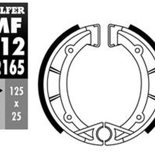 Galfer Szczęki hamulcowe – APRILIA TX 125/240/300/311 – (1986-1994)