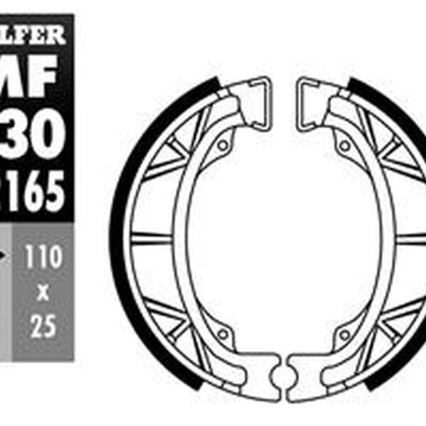 Galfer Szczęki hamulcowe – SYM JUNGLE 50 – (1990-2004)