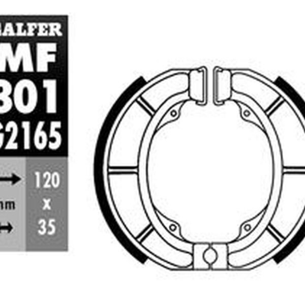 Galfer Szczęki hamulcowe – DERBI ATLANTIS 50/100 –