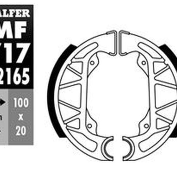 Galfer Szczęki hamulcowe – PIAGGIO FLY 100/125 – (1996-2010)