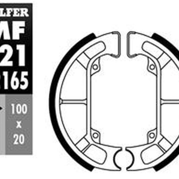 Galfer Szczęki hamulcowe – PIAGGIO TYPHOON 50/125 – (1990-2000)