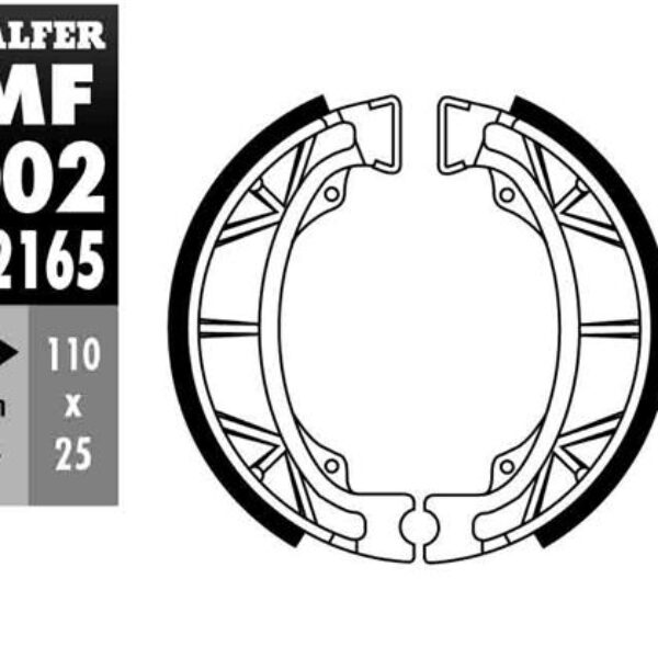 Galfer Szczęki hamulcowe – HONDA BALI 50/100 – (1980-2003)