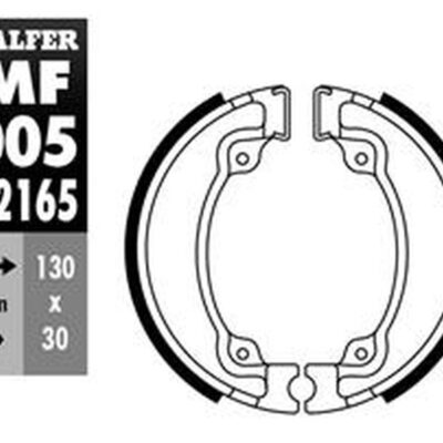 Szczęki Hamulcowe Tył SH318 Honda CA 125 REBEL '95-, CMX 250 '96-'07, NX 650 Dominator '87-'88, VT 125 SHADOW '00-, XL 600L/R '83-'87, XL/XR 500R '83-'84, XL 600V Transalp '87-'90 | Galfer