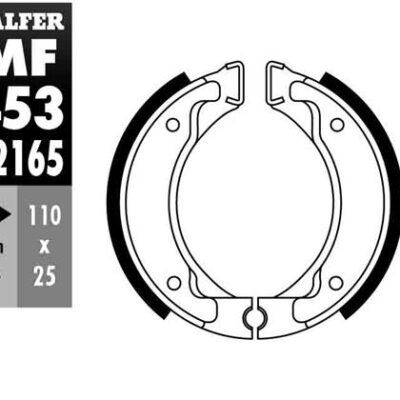 Galfer Szczęki hamulcowe - YAMAHA BREEZE 50 - (1981-2003)