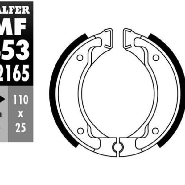 Galfer Szczęki hamulcowe – YAMAHA BREEZE 50 – (1981-2003)