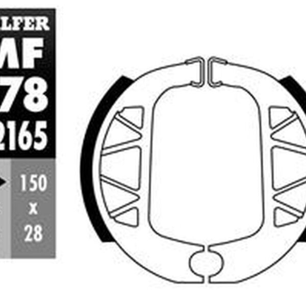 Galfer Szczęki hamulcowe – YAMAHA BWS 125 –