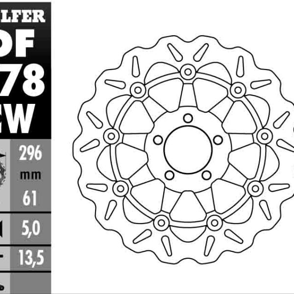 Tarcza Hamulcowa Kawasaki ZX6R (98-99) | Galfer