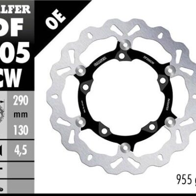 Tarcza Hamulcowa Pływająca Przód 290MM Kawasaki Ninja 125 19-, Ninja 300R (ABS) 13-, Versis X 300 17-, Z125/250/300 15-, (290X130X4,5Mm) | Galfer