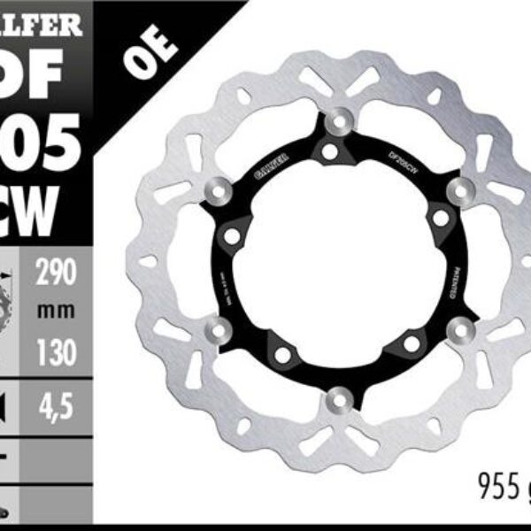Galfer Tarcza Hamulcowa Pływająca PRZÓD 290MM Kawasaki Ninja 125 19- , Ninja 300R (ABS) 13-, Versis X 300 17-, Z125/250/300 15- , (290X130X4,5Mm)
