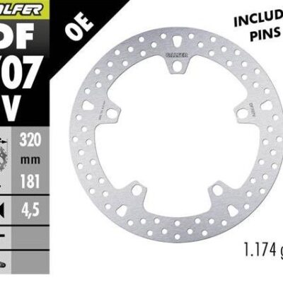 Galfer Tarcza hamulcowa - BMW F 800R/S/ST/GT - - DF707V