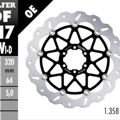 Tarcza Hamulcowa Przód BMW HP 4 '12-; S 1000R/Rr '09-'23; Moto Guzzi 1400 Audace '15-; 1400 California '13- (Lewa) (Wave Floating) (320X64X5Mm) | Galfer