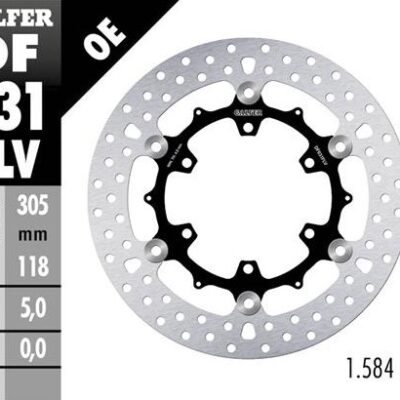 Galfer Tarcza hamulcowa - BMW K100/K1100/R850/R1100 (... - DF631FLV