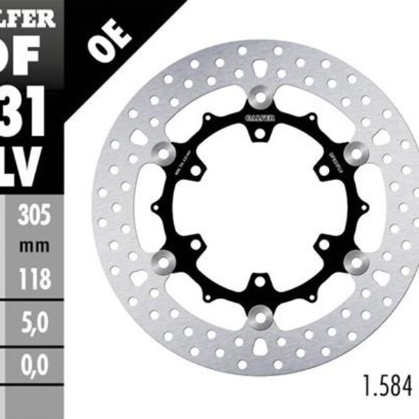 GALFER TARCZA HAMULCOWA PRZÓD BMW K100/K1100/R850/R1100 (305X118X5)