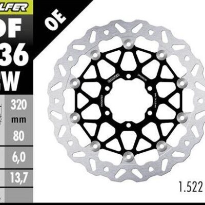 Tarcza Hamulcowa Przód BMW M 1000R '23-; M 1000RR '21-; M 1000XR '24-; S 1000R '21- ; S 1000RR '19-; S 1000XR '20- (Wave Floating) (320X80X5Mm) | Galfer
