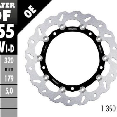 Tarcza Hamulcowa Przód BMW S 1000R/RR/XR '09-'22 (Lewa) (Wave Floating) (320X179X5Mm) | Galfer