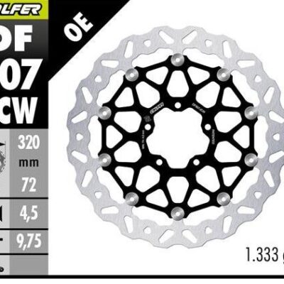 Galfer Tarcza hamulcowa - DUCATI DIAVEL 1200 - - DF807JCW