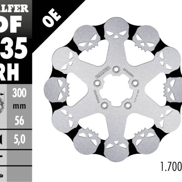 Galfer Tarcza hamulcowa – DF835RH