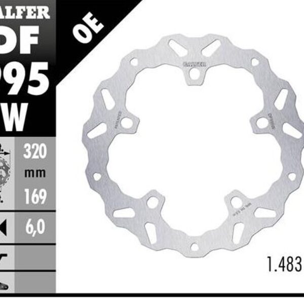 Galfer Tarcza hamulcowa – DF995W
