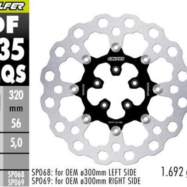 Galfer Tarcza hamulcowa – DF835FLQS