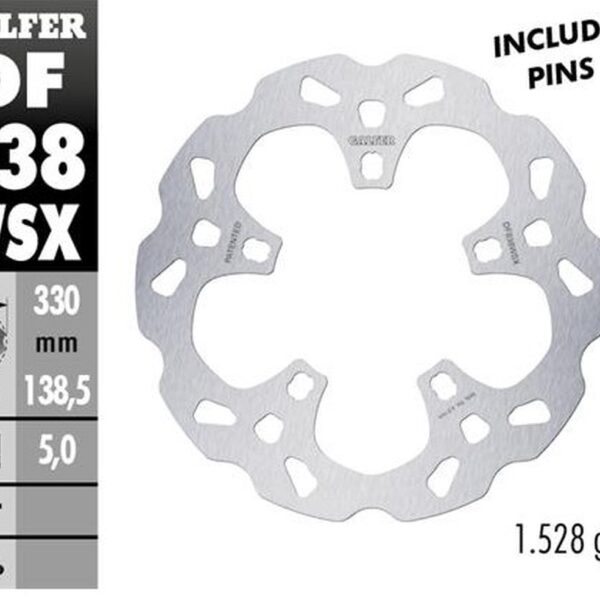 Galfer Tarcza hamulcowa – DF838WSX